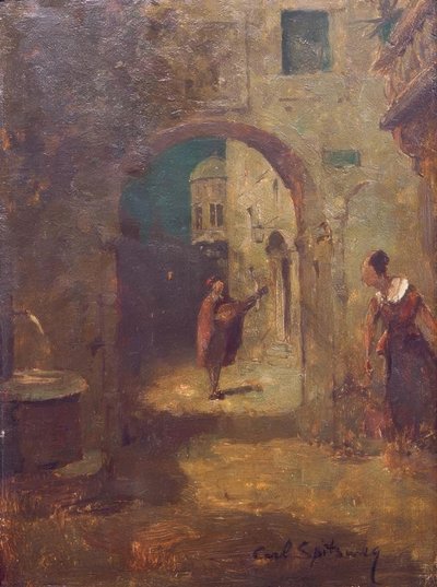 Solo Serenade by Carl Spitzweg